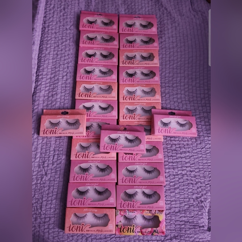 Ioni Women Hair Eyelashes - Black